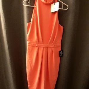 Cooper St.  salmon  midi dress
